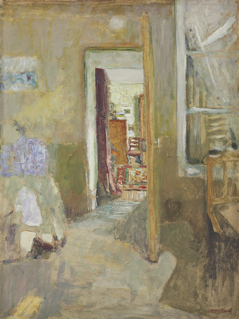 La Porte ouverte - Édouard Vuillard