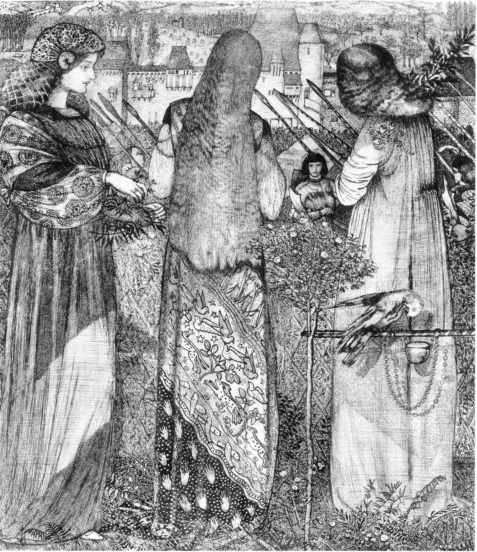 En route pour la bataille - Edward Burne-Jones