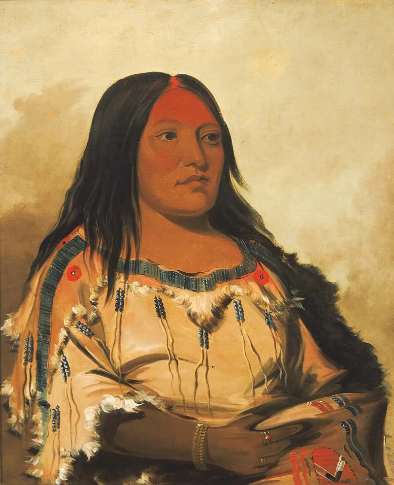 Eeh-nís-kim, Pierre de Cristal, Żona Szefa - George Catlin