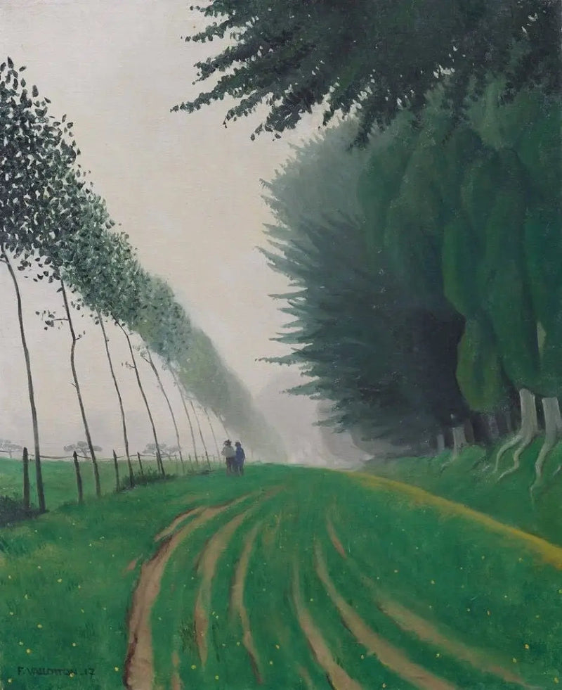 Efekt mgły, Honfleur - Félix Vallotton