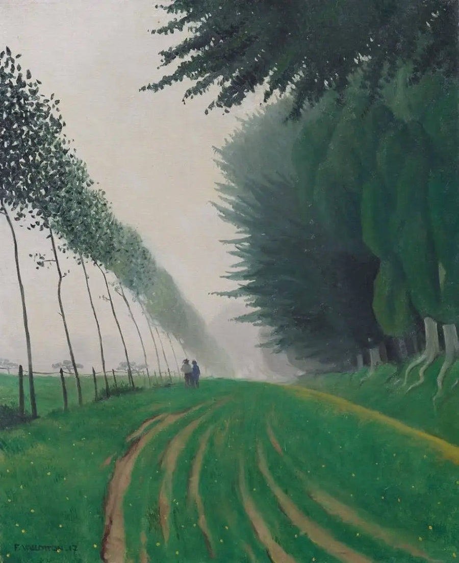 Efekt mgły, Honfleur - Félix Vallotton