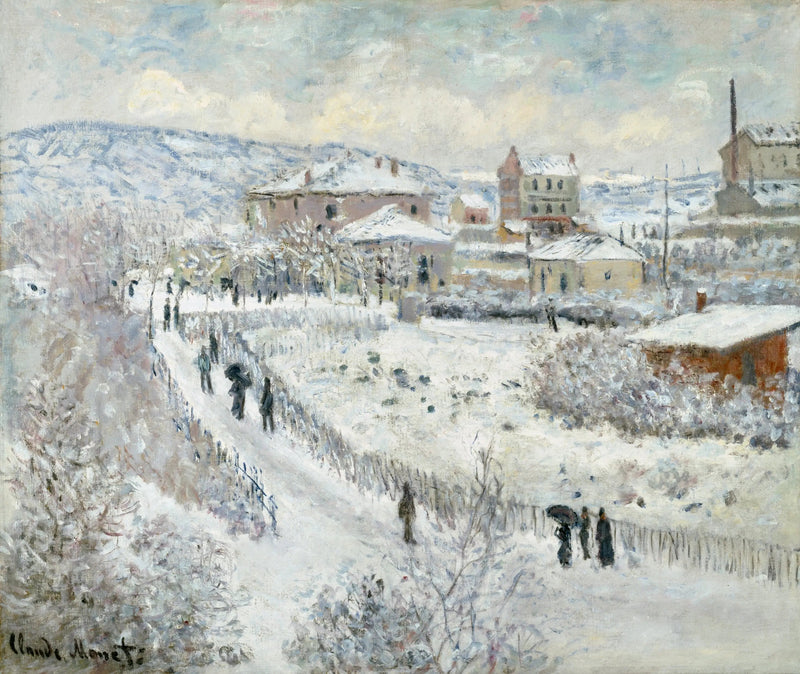 Efekt śniegu w ArgenteuilAlternate - Claude Monet