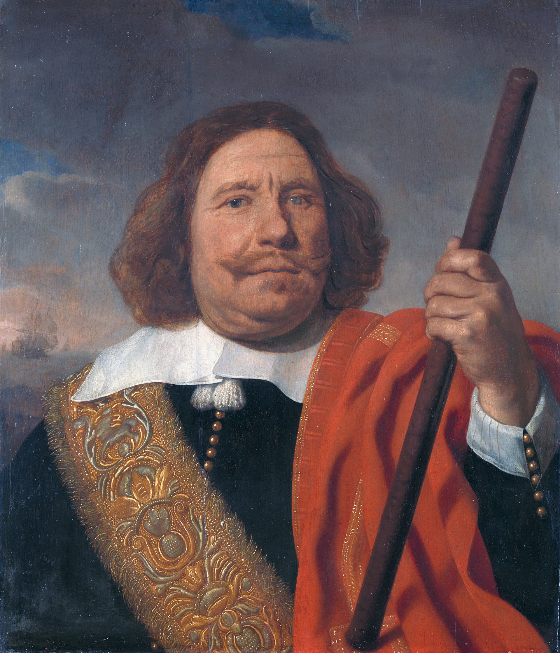 Egbert Meeuwsz Cortenaer (1605-65), lieutenant-amiral de l'Amirauté sur le Labyrinthe - Bartholomeus van der Helst