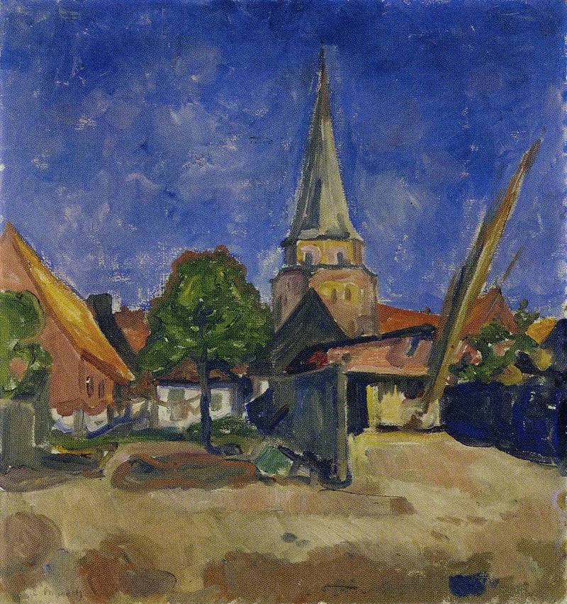 Kościół w Travemünde - Edvard Munch