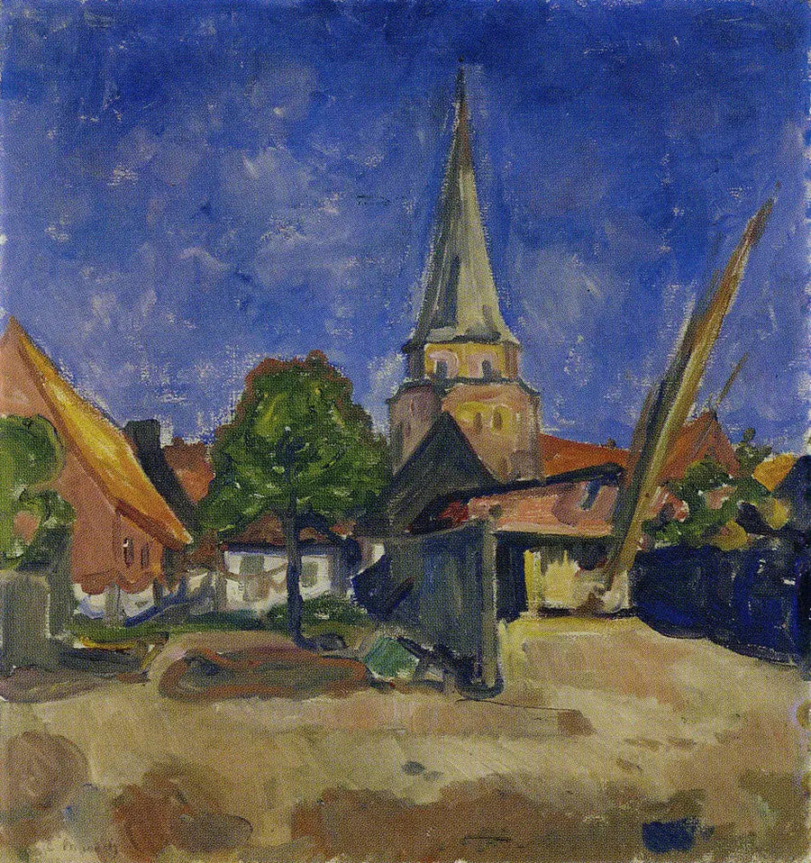 Kościół w Travemünde - Edvard Munch