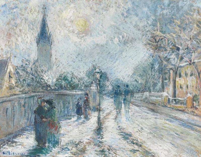 Kościół Wszystkich Świętych - Camille Pissarro