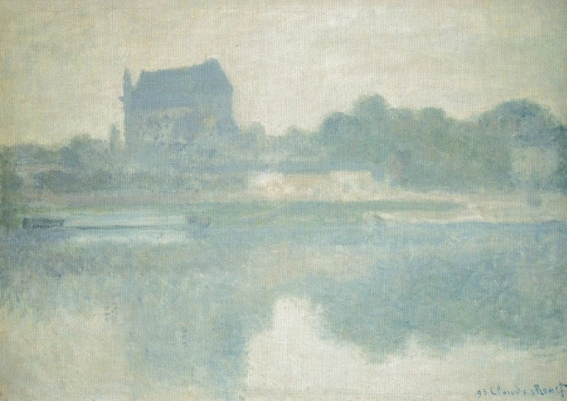 Kościół w Vernon, Mgła - Claude Monet