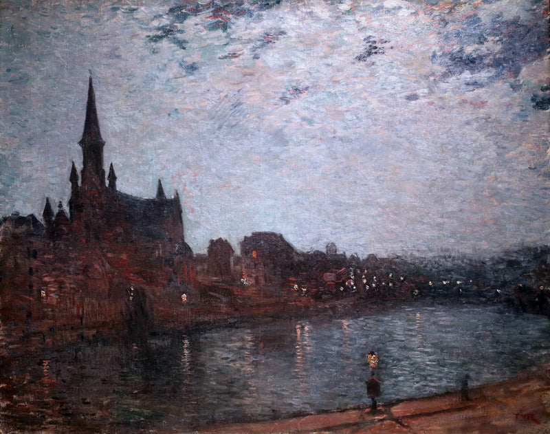 Kościół Świętej Krzyża (północ na przedmieściu) - Theo van Rysselberghe