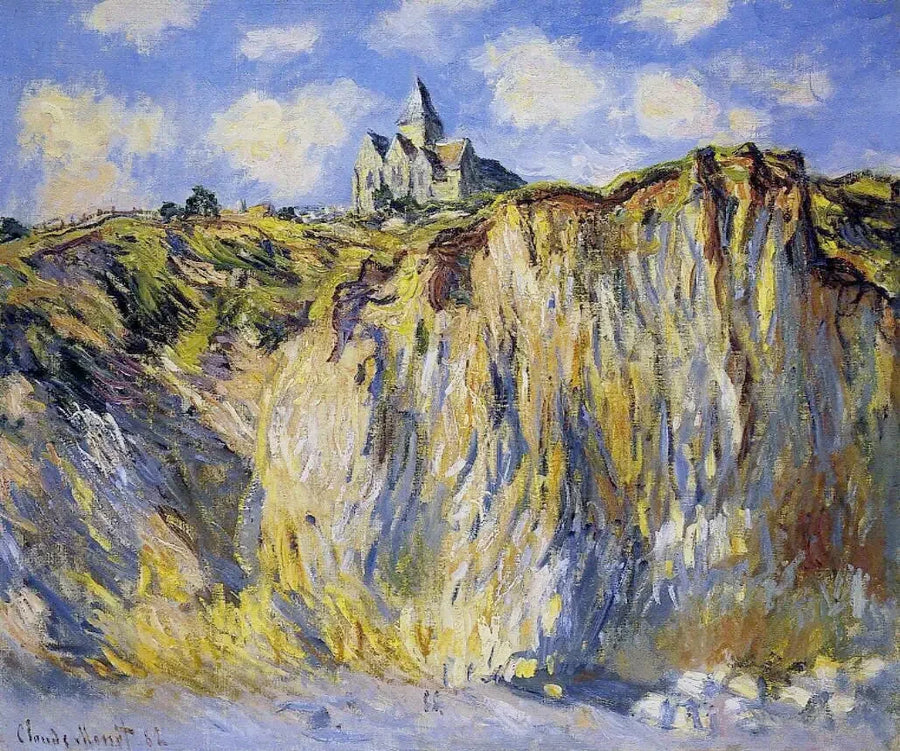 Kościół Varengeville, efekt poranny W794 - Claude Monet