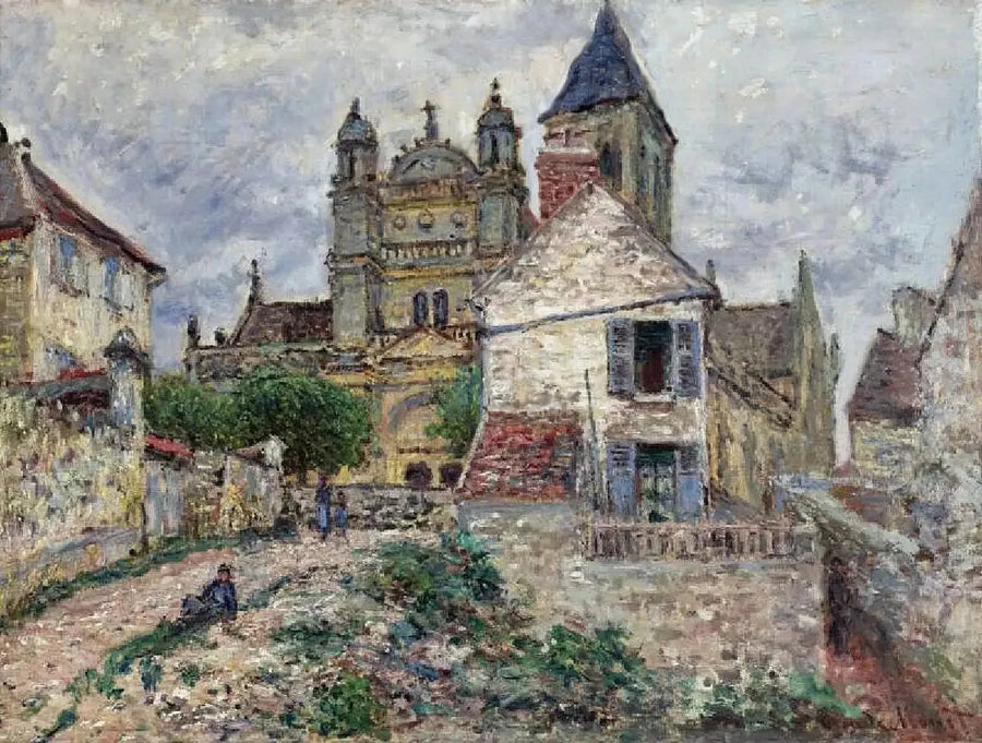 Kościół Vétheuil W473 - Claude Monet