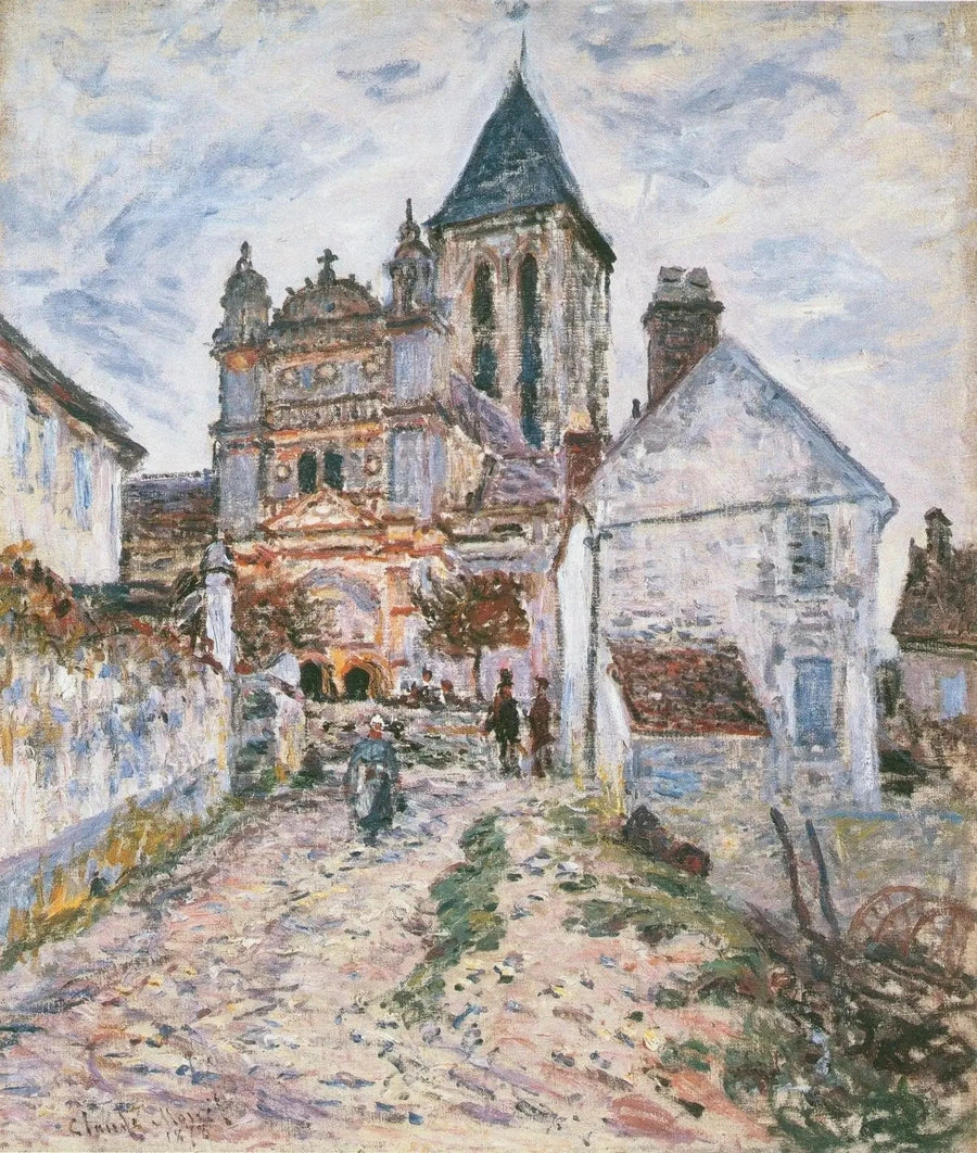 Kościół Vétheuil W474 - Claude Monet