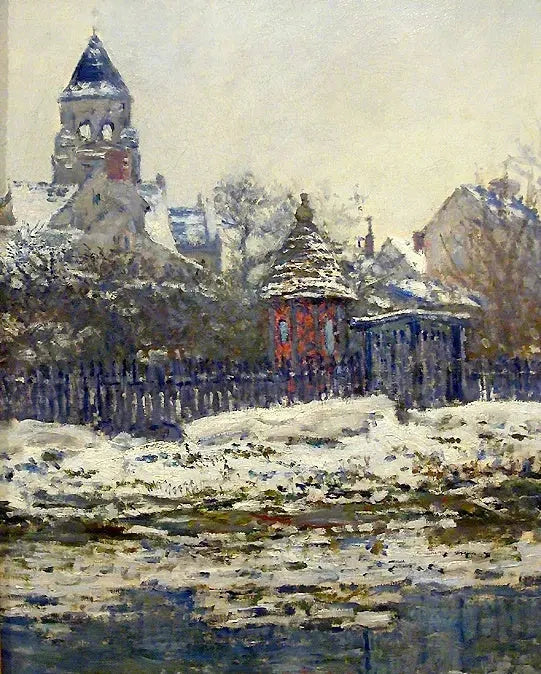Kościół Vétheuil W505 - Claude Monet