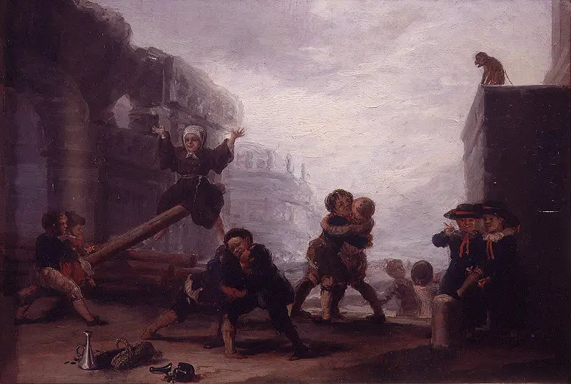 Huśtawka - Francisco de Goya