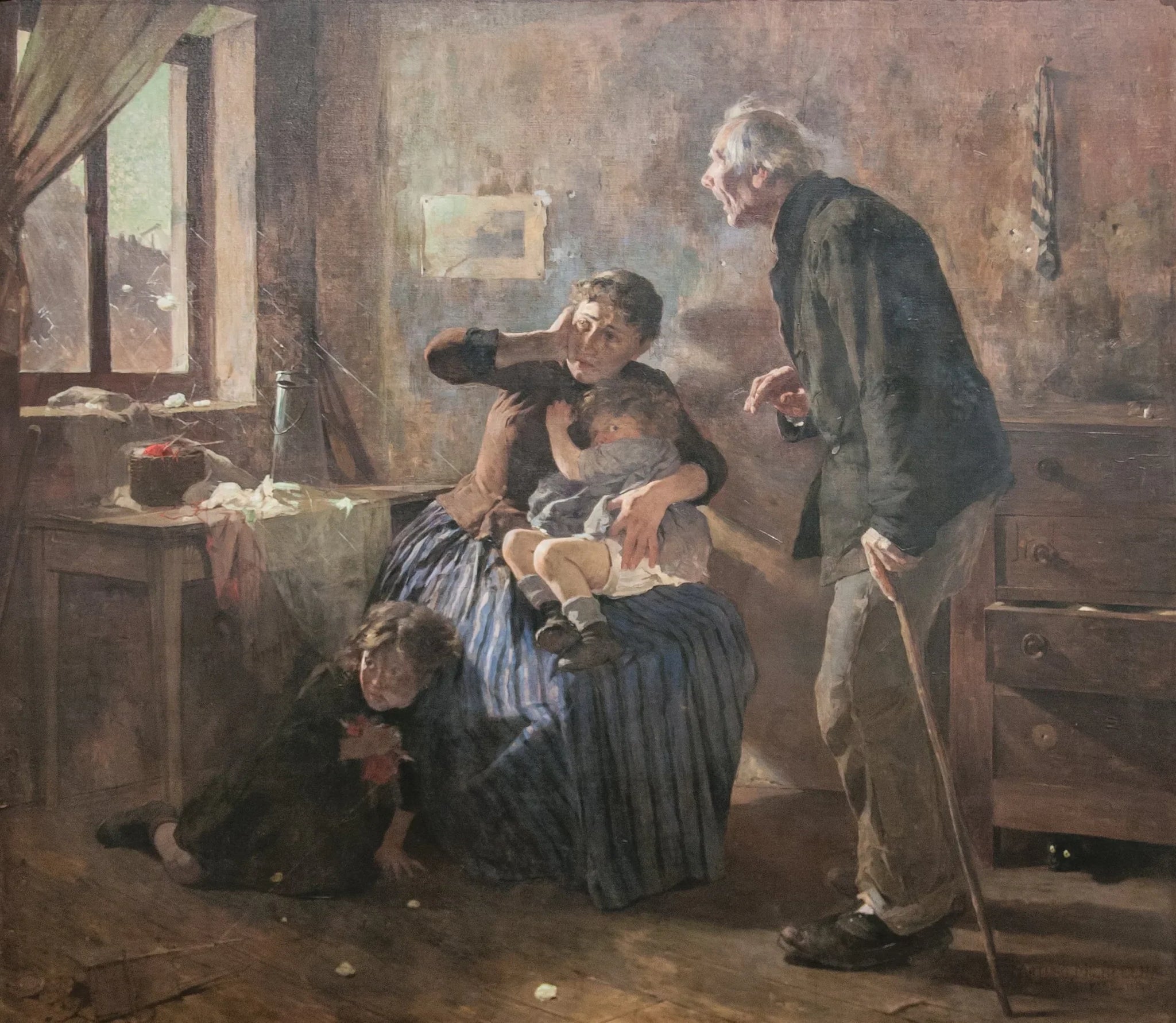 El Granizo de Reims 1886. - Arturo Michelena image 1 reproduction d’œuvre d’art à l’huile