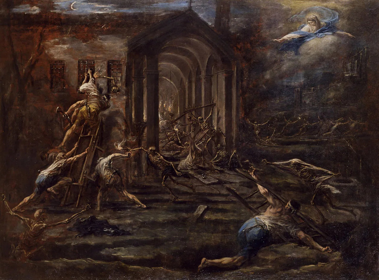 El robo sacrílego - Alessandro Magnasco image 1 tableau peint à l’huile sur toile