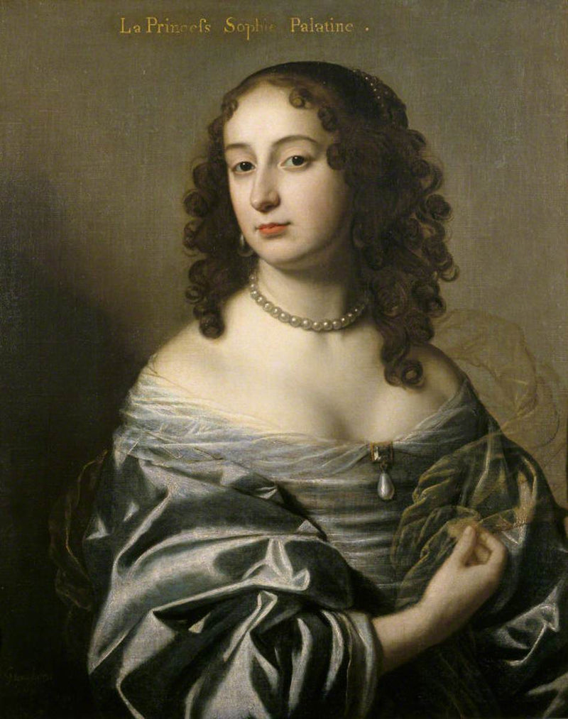 Elektorka Sophie, księżniczka Palatynatu, żona Ernesta Augusta, elektora Hanoweru (1630-1714) - Gerrit van Honthorst