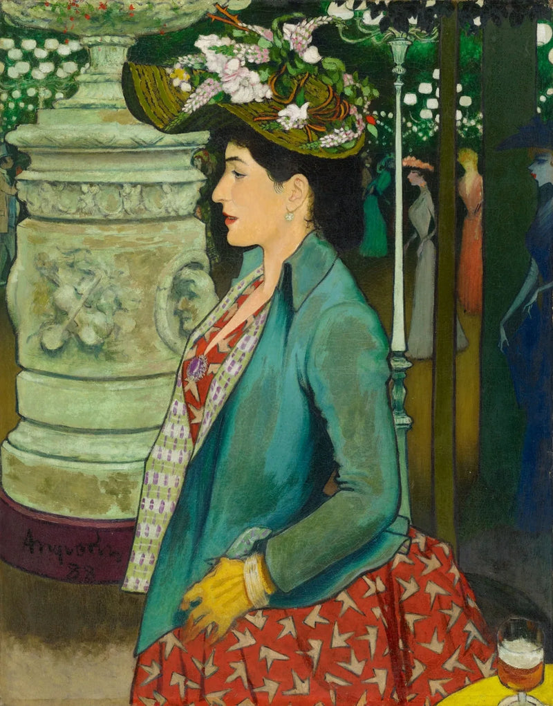 Elegancka w Élysée Montmartre - Louis Anquetin