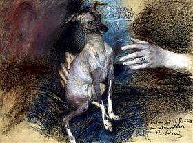 Elegancki pies - Giovanni Boldini