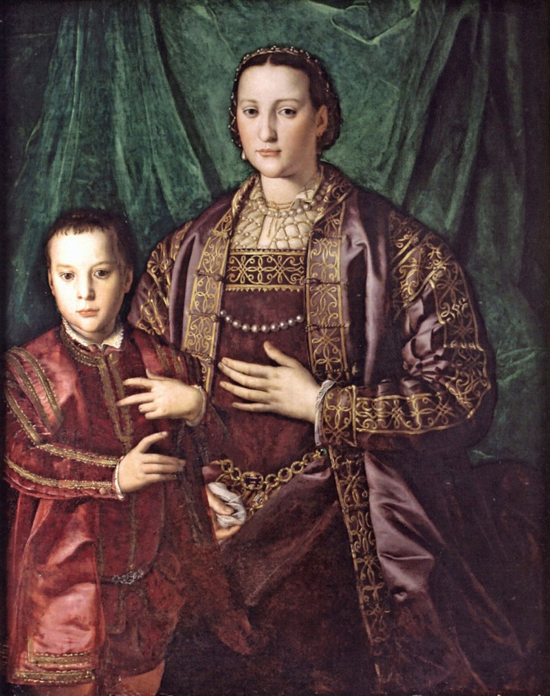 Eleonora di Toledo z synem Francesco - Bronzino