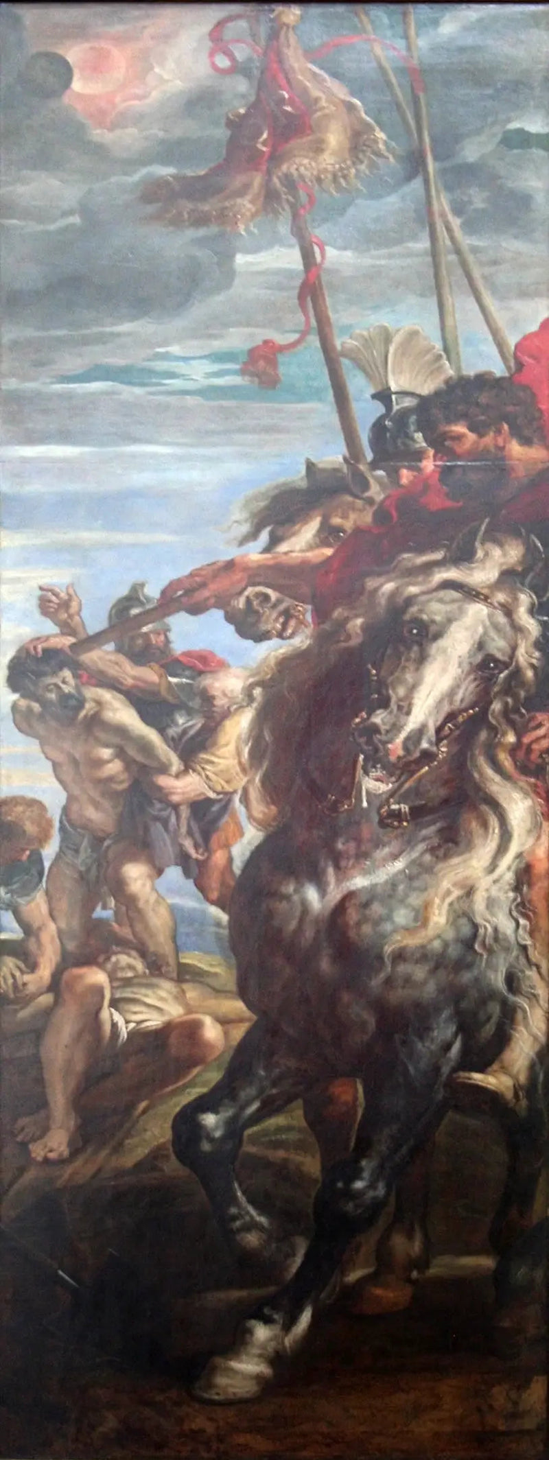 Wzniesienie Krzyża (panel prawy) - Peter Paul Rubens