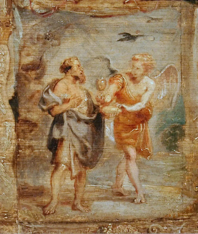Eli i Anioł - Peter Paul Rubens