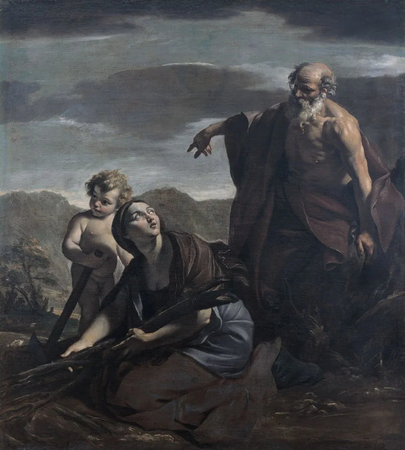 Eli i wdowa z Sarepty - Giovanni Lanfranco