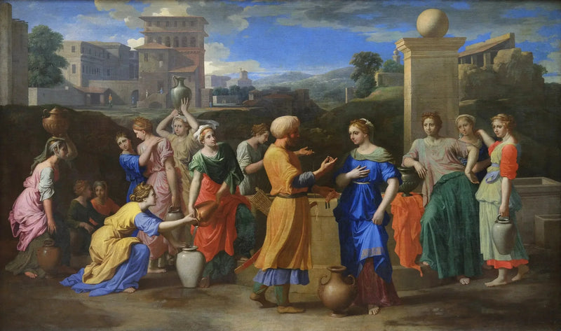  Eliezer i Rebekka - Nicolas Poussin