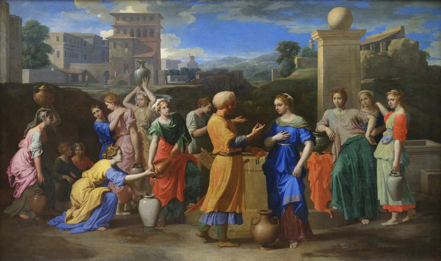  Eliezer i Rebekka - Nicolas Poussin