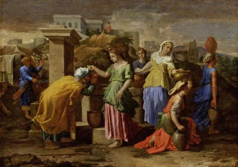  Eliezer i Rebekka - Nicolas Poussin