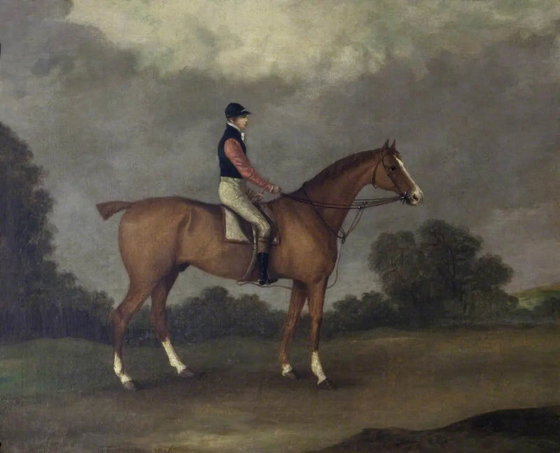 Elis', koń kasztanowy, na siodle J. Day - John Frederick Herring, Sr.