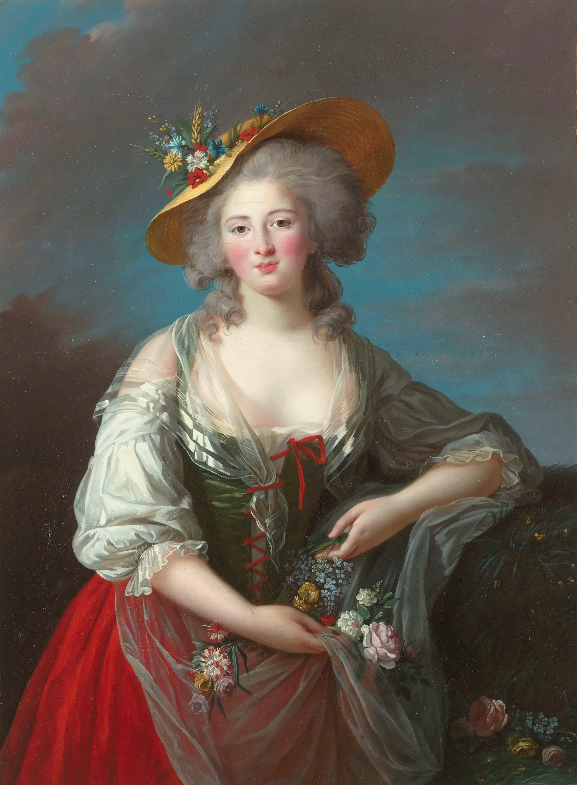 Elisabeth-Philippe-Marie-Hélène de France dite Madame Elisabeth - Élisabeth Vigée Le Brun - Alpha Reproduction