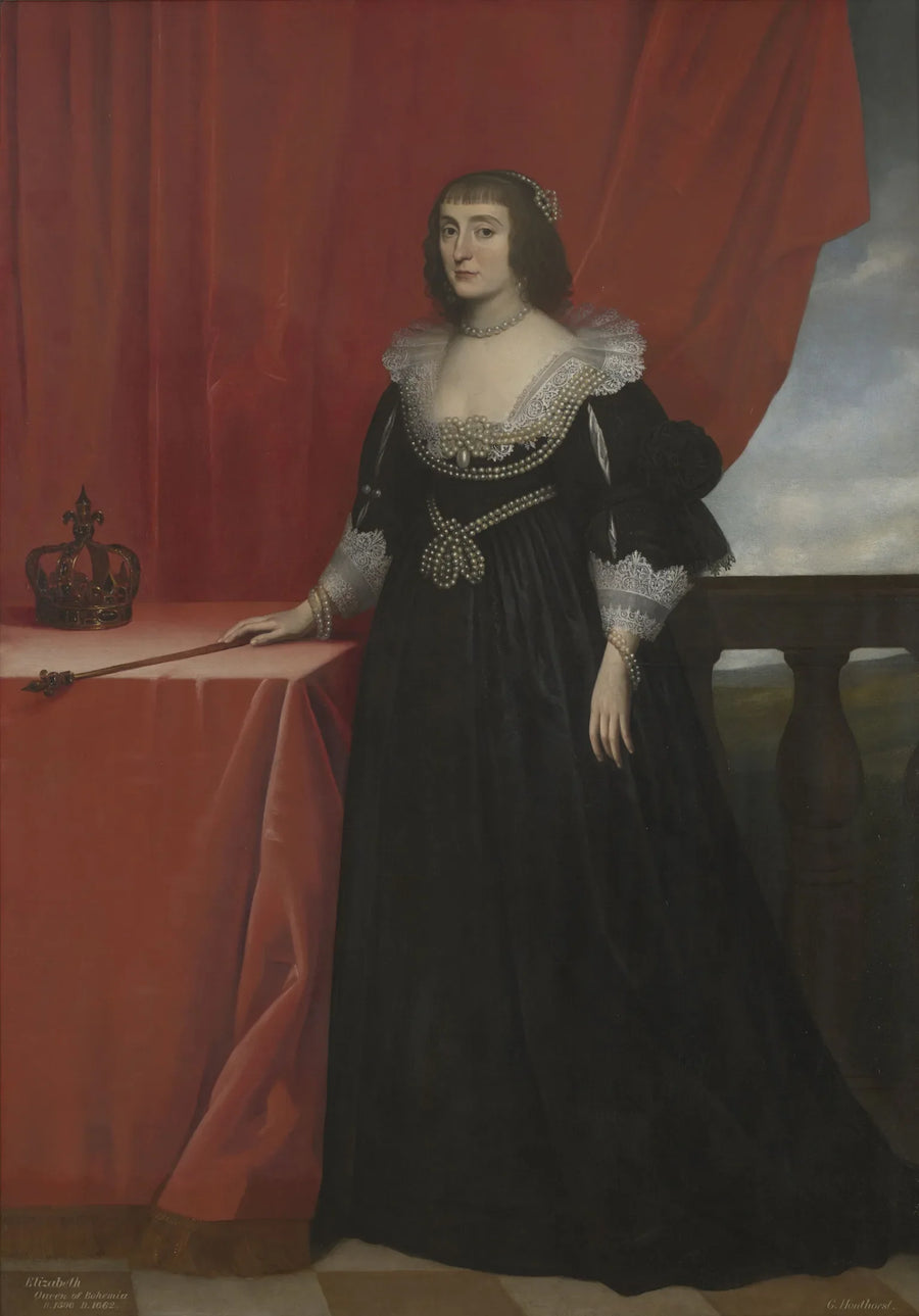 Elżbieta, królowa Czech (1596–1662), „królowa zimy” - Gerrit van Honthorst