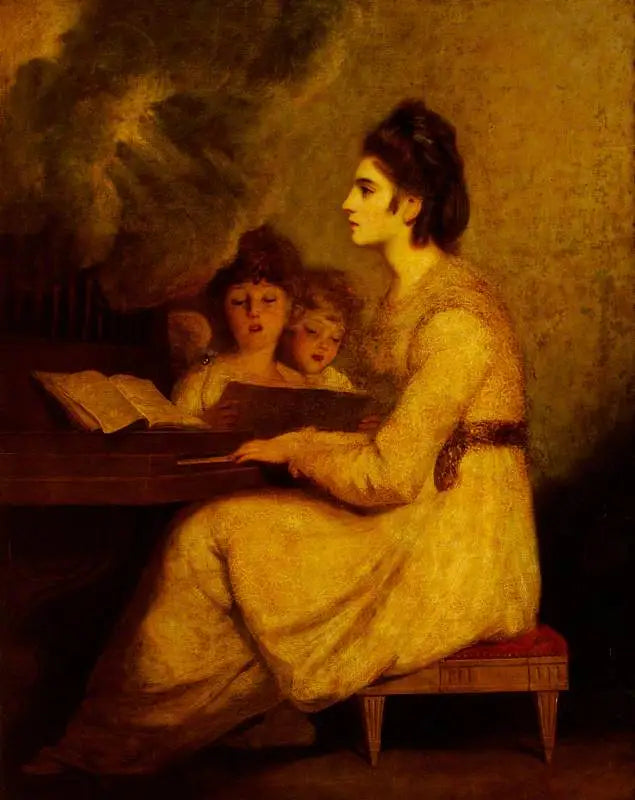 Elizabeth Linley (1754–1792), Mme Richard Brinsley Sheridan w roli Świętej Cecylii - Joshua Reynolds