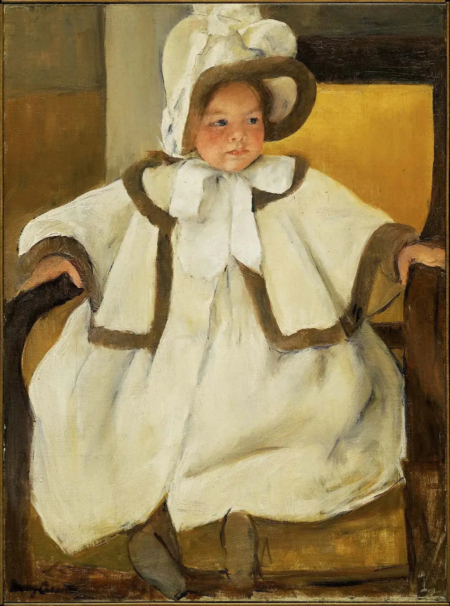 Ellen Mary w białej bluzce - Mary Cassatt