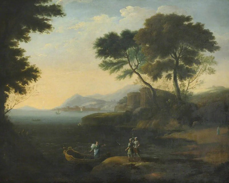 Załadunek Carlo i Ubaldo w pogoni za Rinaldo - Claude Lorrain