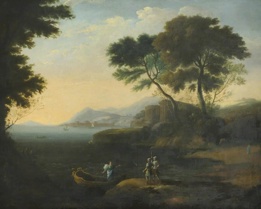 Załadunek Carlo i Ubaldo w pogoni za Rinaldo - Claude Lorrain