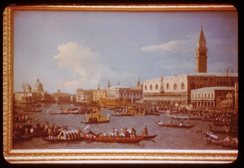 Zaokrętowanie Doge z Wenecji na ceremonię ślubu Adriatyku - Canaletto