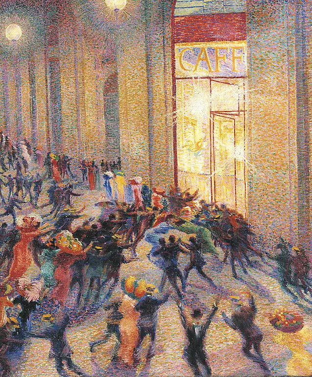  Zamieszki w galerii - Umberto Boccioni