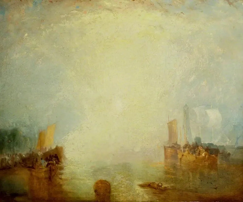 Emigranci wsiadający w Margate - J. M. W. Turner
