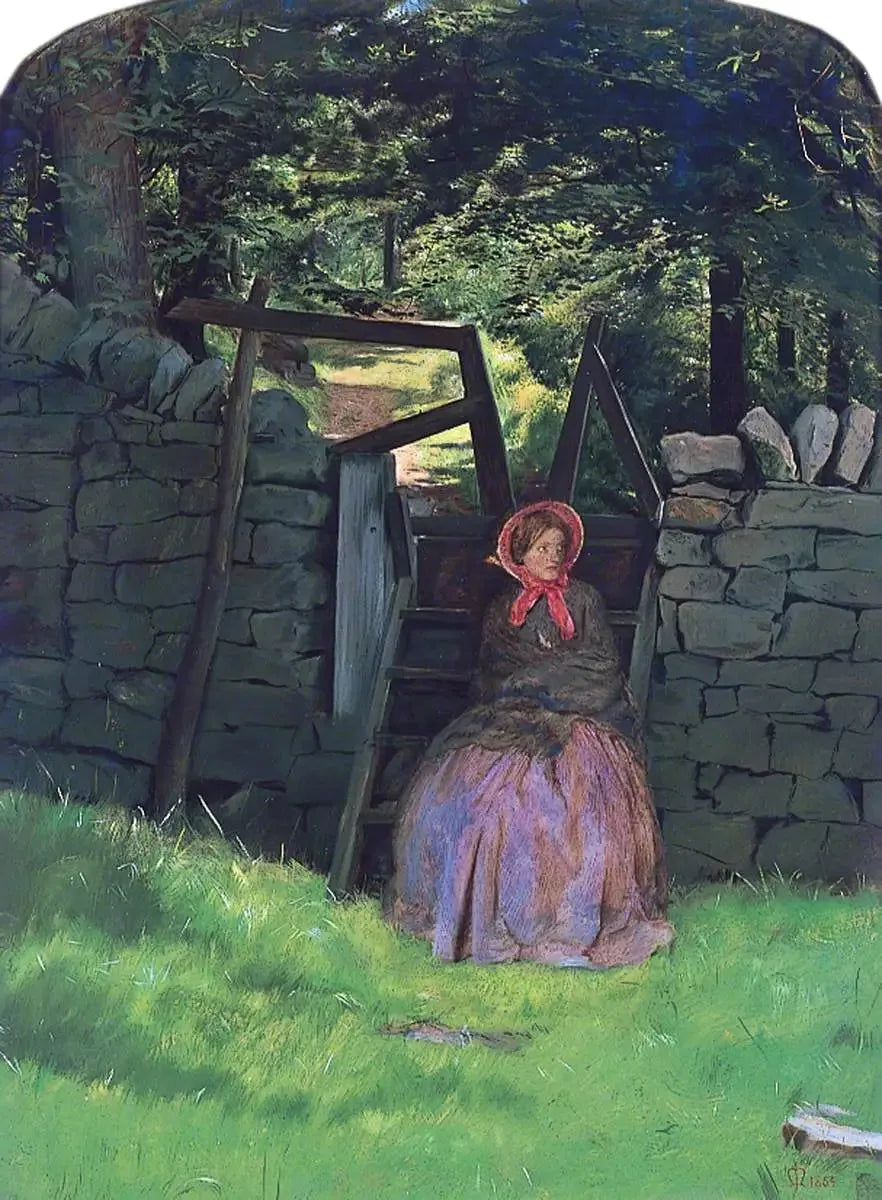 Czekając - John Everett Millais