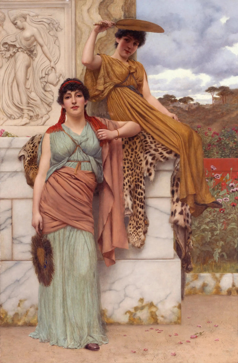 Czekając na procesję - John William Godward