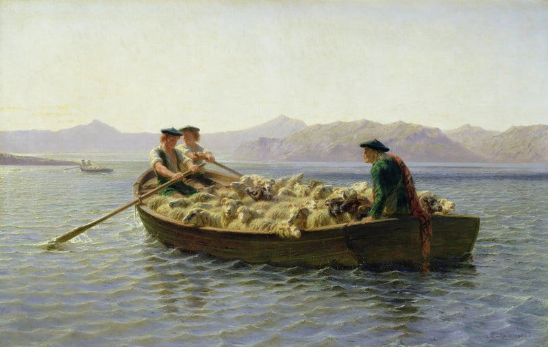 Na łódce - Rosa Bonheur