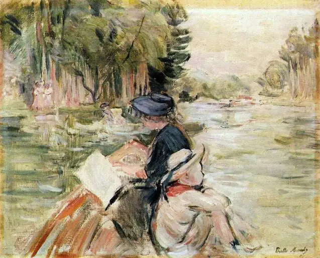 Na łodzi - Berthe Morisot