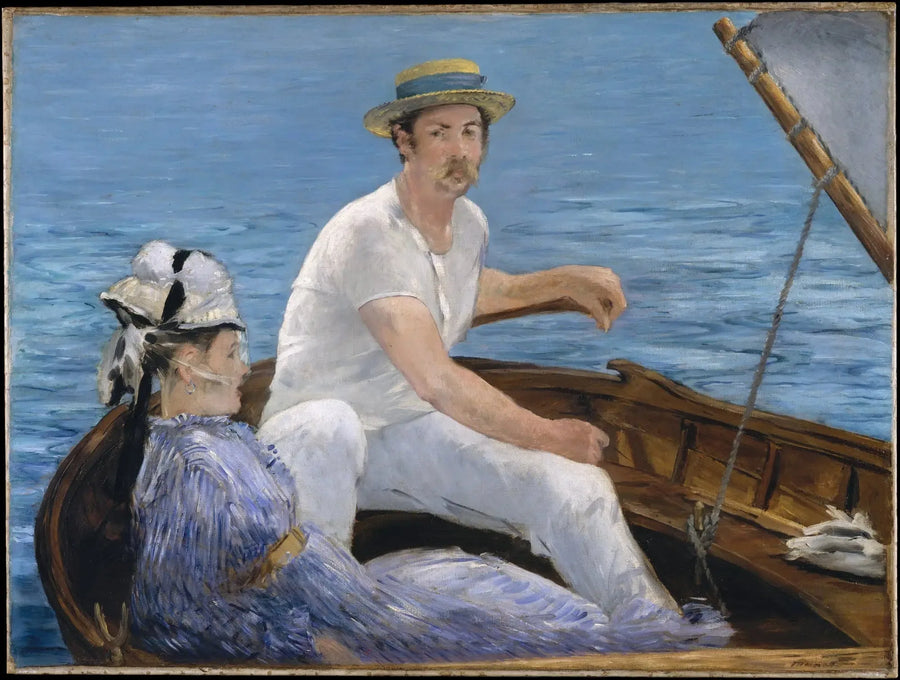 Na łodzi - Édouard Manet