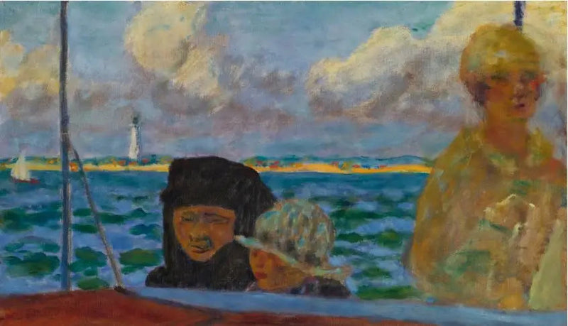 NA ŁODZI. SPACER PO MORZU - Pierre Bonnard