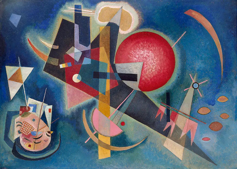W niebieskim - Wasilij Kandinsky