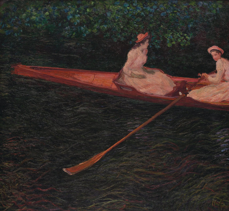 W kanoe na Epte - Claude Monet