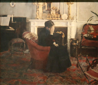 en écoutant Schumann - Fernand Khnopff - Alpha Reproduction