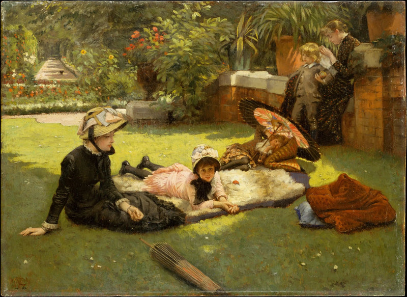 W pełnym słońcu - James Tissot