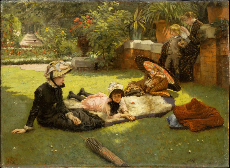 W pełnym słońcu - James Tissot